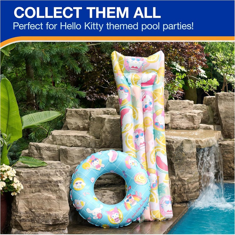 SwimWays Hello Kitty Suntanner Pool Float, Inflatable Pool Floats & Kids Pool Toys, Swimming Pool Accessories & Beach Essentials for Teens Aged 14 & Up - Image 5